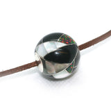 25mm inlay bead by kelly charveaux
