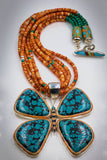 Turquoise Butterfly Pendant