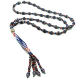 Chevron bead necklace by Kelly Charveaux