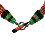 Multi Strand Carnelian Necklace