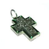 Drusy Cross Pendant