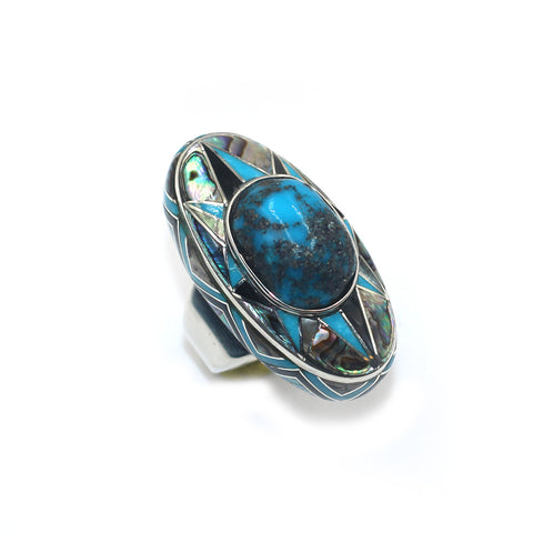 Natural Kingman Turquoise Ring