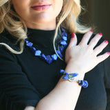 Lapis Bead Bracelet