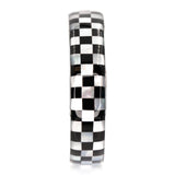 Checkerboard Inlay cuff bracelet