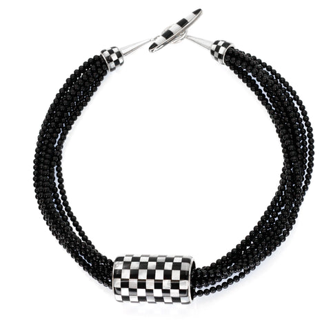 Checkerboard Necklace By  Kelly Charveaux