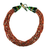 Multi Strand Carnelian Necklace