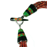 Multi Strand Carnelian Necklace