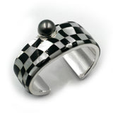Tahitian Pearl Inlay Bracelet By Kelly Charveaux