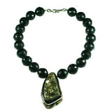 Pyrite Drusy Necklace