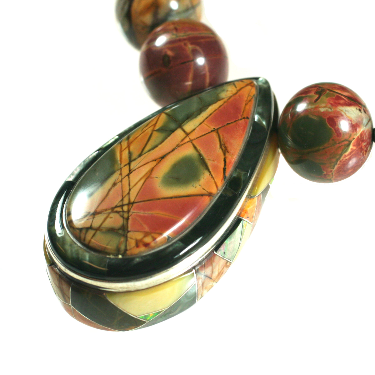 Red Creek Jasper Necklace Charveaux