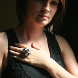 Ruby Cabachon Ring