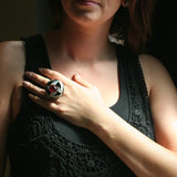 Ruby Cabachon Ring