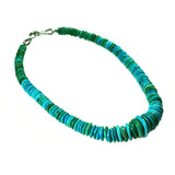 Sleeping Beauty Graduated Turquoise Necklace