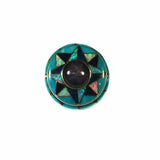 star ruby ring with inlay by designer Kelly Charveaux