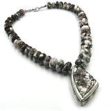 wild horse jasper inlay necklace