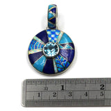 Blue Topaz Pendant
