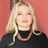 Carnelian Multi Strand Necklace