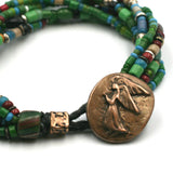 African Trade Bead Bracelet