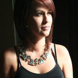 inlay  necklace by Kelly Charveaux