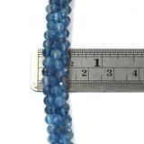 Aquamarine Rope Necklace