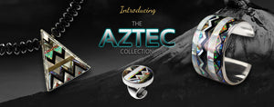Aztec inlay jewelry by Kelly Charveaux