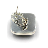 Gaspeite And Lapis Earrings