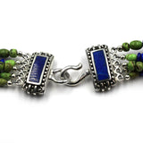 Gaspeite And Lapis Necklace