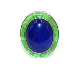 Lapis And Gaspeite Ring