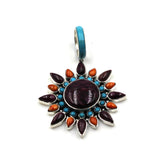 Spiny Oyster & Turquoise Pendant