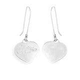 Multi stone inlay heart earrings by Kelly Charveaux