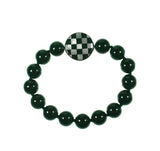 Checkerboard magnetic inlay clasp by Kelly Charveaux