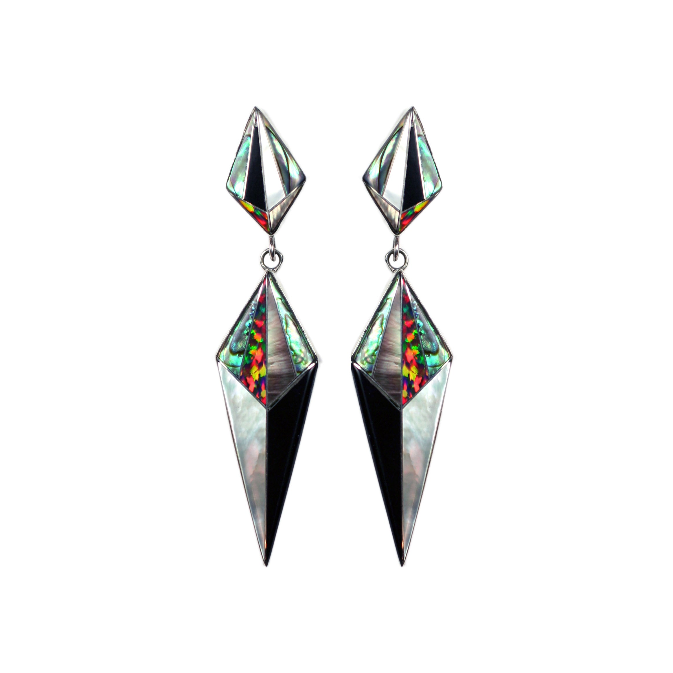 【HYERES LOR】24SS★ H-edition Castanets Square Earrings LH-Holiday-2023-0163-