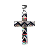 Aztec cross pendant by Kelly Charveaux