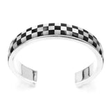Checkerboard Inlay cuff bracelet