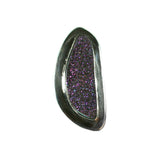 Purple titanium druzy ring by Charveaux