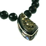 Pyrite Drusy Necklace