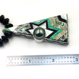 Tahitian Pearl Inlay Pendant