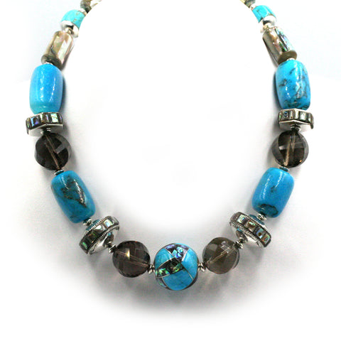 Turquoise & Abalone Necklace