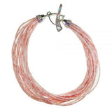 Pink Opal Multistrand Necklace